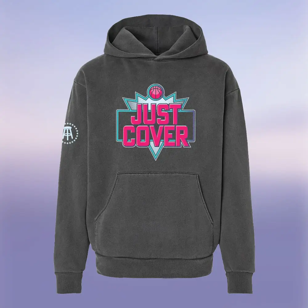 Barstool Sports Just Cover Basketball Hoodie Birthday Giftf for Basketball Lovers