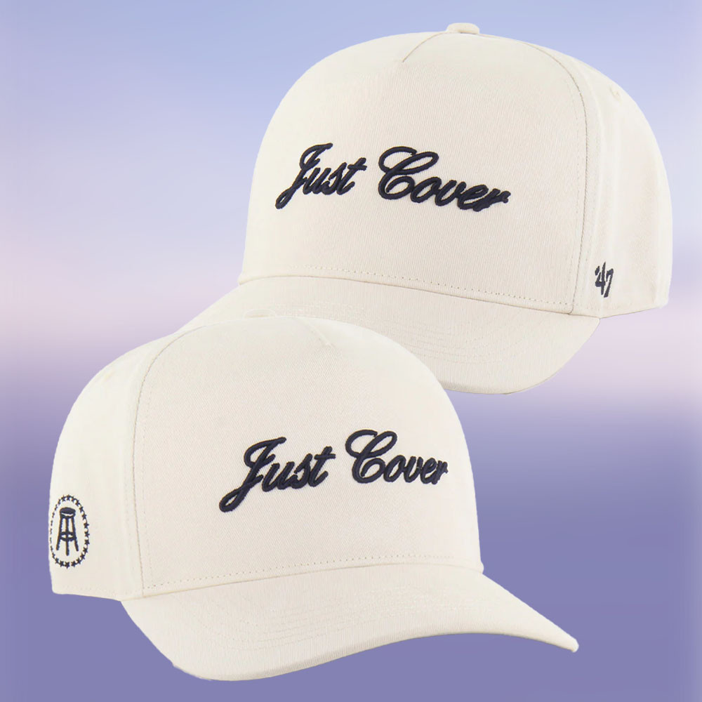 Barstool Sports Just Cover Script '47 HITCH Snapback Hat Gift for Basketball Fans