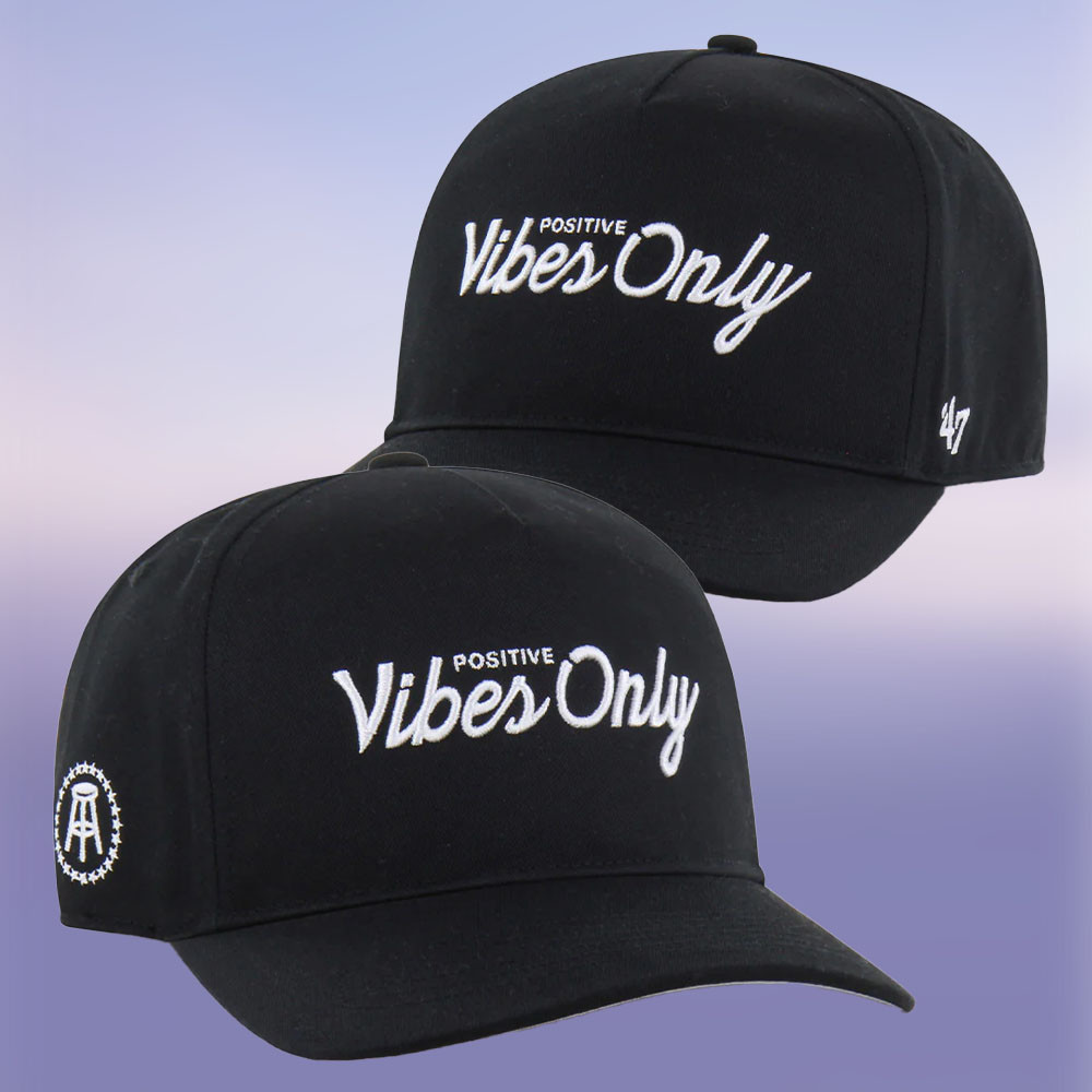 Barstool Sports Positive Vibes Only '47 HITCH Snapback Hat Just Cover Basketball Accessories