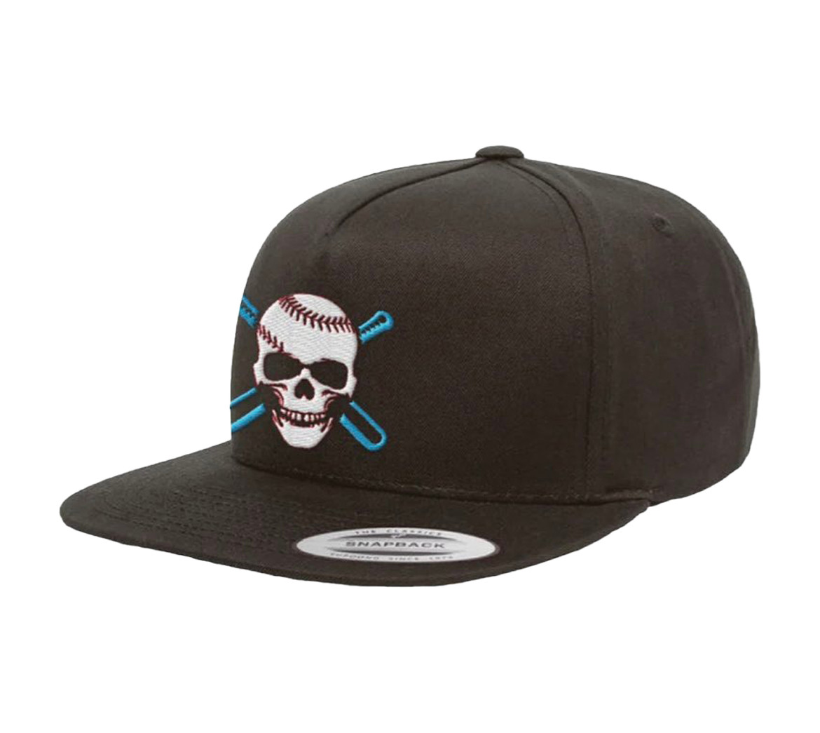 Baseball Is Dead Merch Skull Snapback Hat Best Gifts For Podcast Fans Father's Day