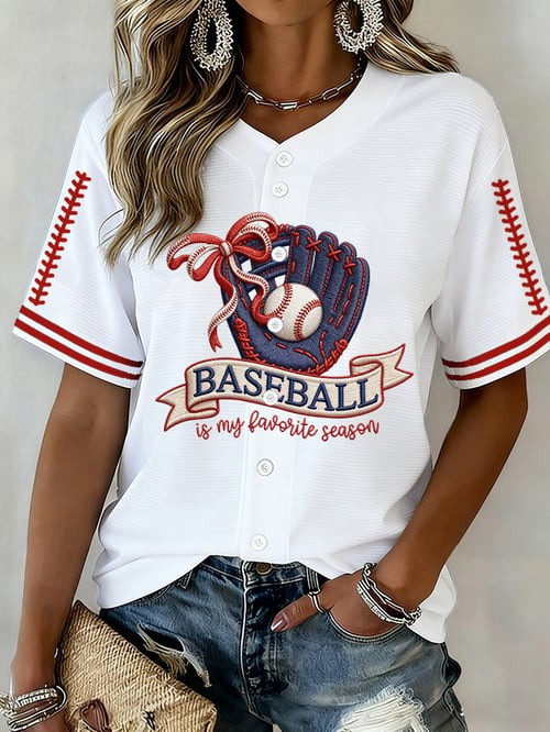 Baseball Is My Favorite Season Jersey Shirt USA WBC 2026 Clothing Gift For Fans
