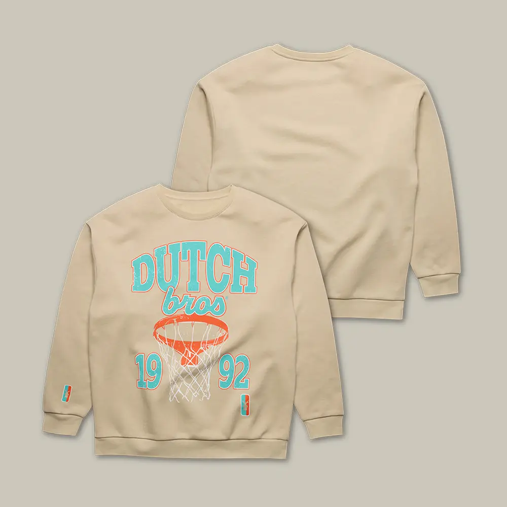 Basketball 1992 Dutch Bros Sweatshirt Dutch Bros Apparel Streetwear Gift For Him
