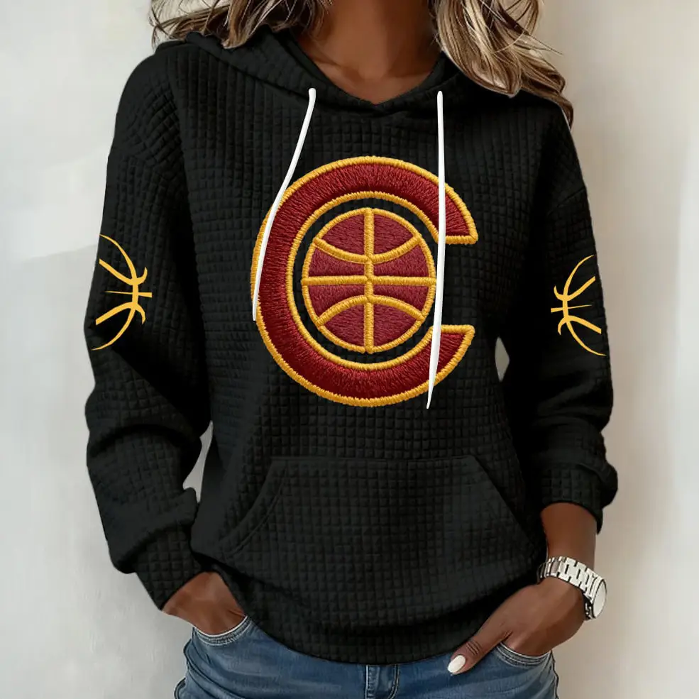 Basketball Logo Hoodie Basketball Tournament Season Apparel Gift For Game Day
