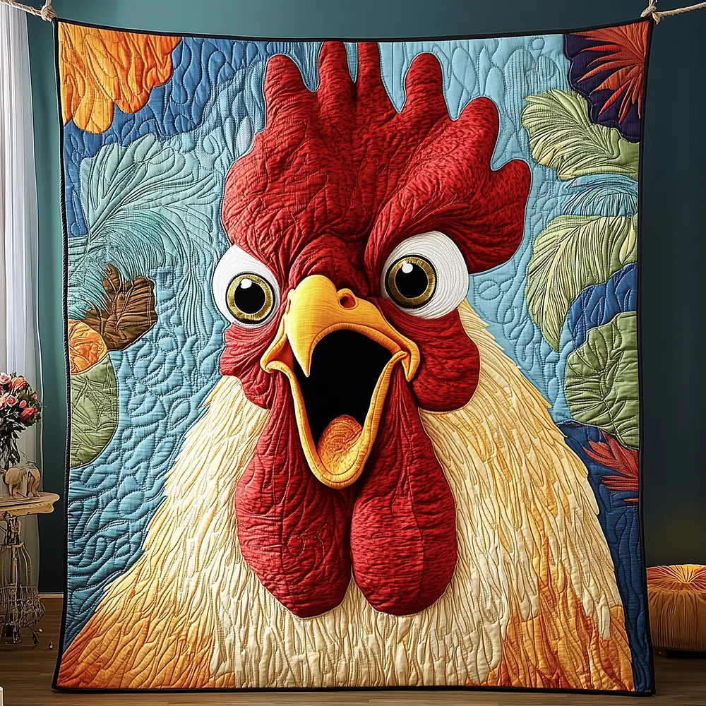 Bawkward Moments Funny Chicken Chicks Quilted Blanket Chicks Farm Gifts For Chicken Lovers Bawkward Moments Funny Chicken Chicks Quilted Blanket Chicks Farm Gifts For Chicken Lovers - Image 1