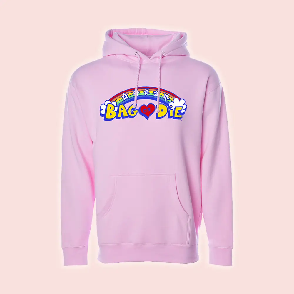 Bbnos Merch Bag Or Die Rainbow Hoodie Music Apparel Best Gift For Fans