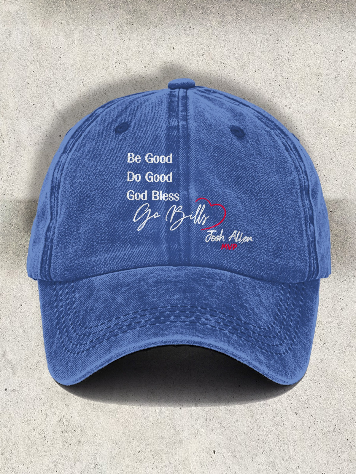 Be Good Do Good God Bless Go Bills Josh Allen MVP Hat Baseball Cap Buffalo Bill Fan Gifts