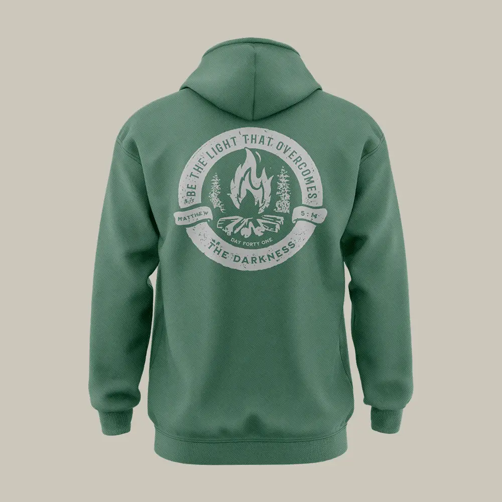 Be The Light Day Forty One Hoodie Faith Based Apparel Day Forty One Merchandise