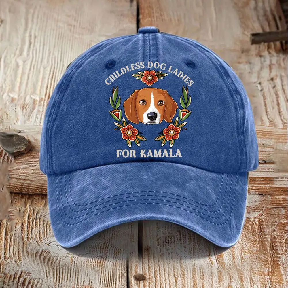 Beagle Childless Dog Ladies For Kamala Hat President Kamala Hat Gifts For Dad