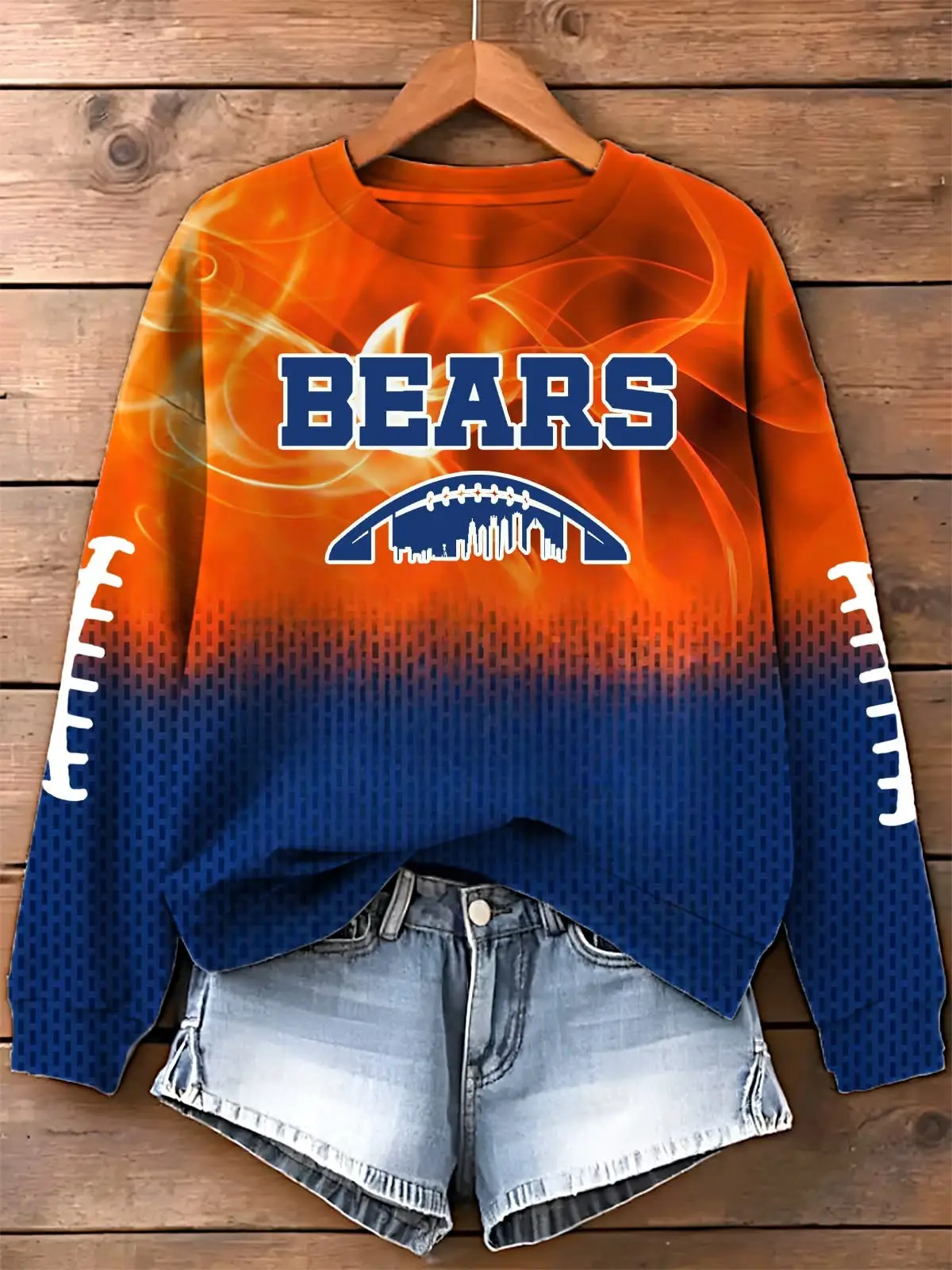 Bears Chicago Football Sweatshirt Merch Apparel Chicago Bears Fan Christmas Gift Ideas