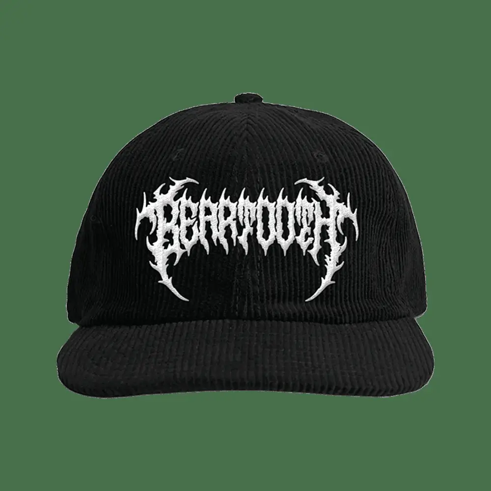 Beartooth Merch Beartooth Hats Corduroy White Thread Death Metal Hat Gifts For Father's Day -WearandDecor