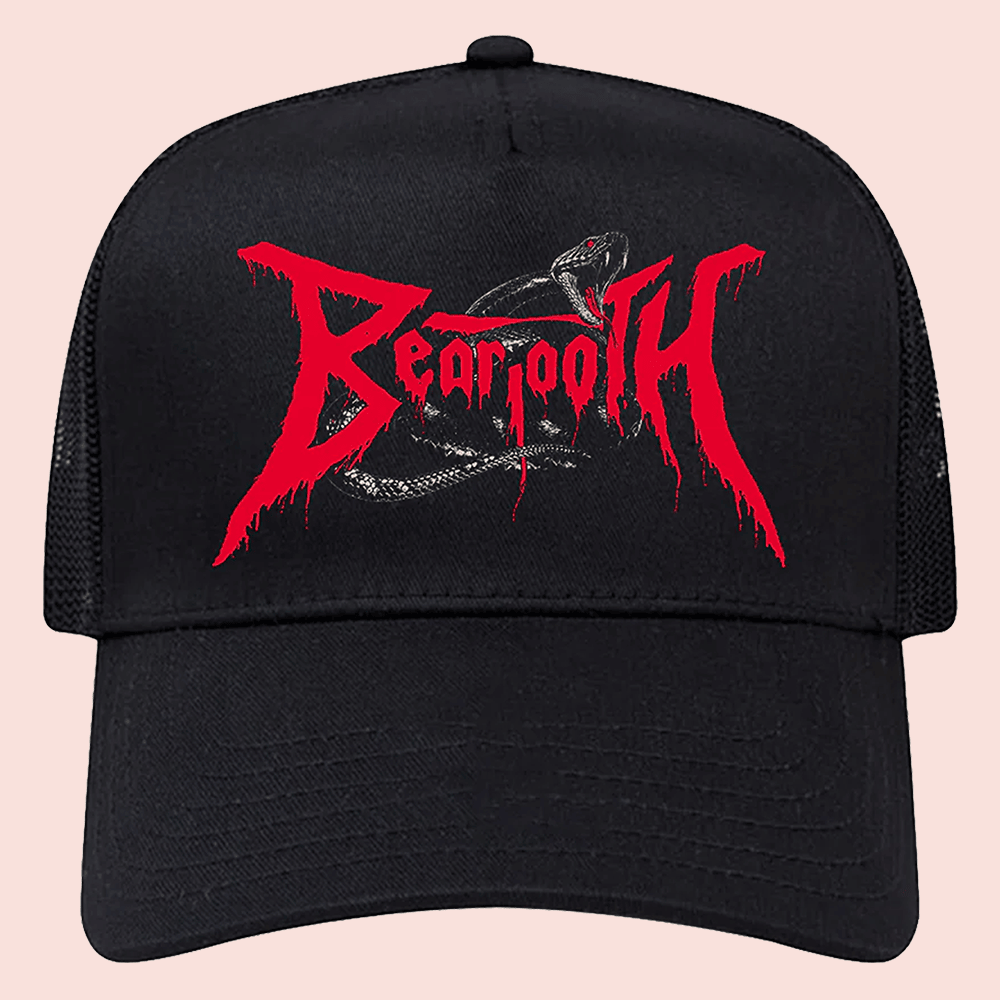 Beartooth Merch Beartooth Snake Venom Trucker Hat Hardcore Punk Band Gift Ideas Beartooth Merch Beartooth Snake Venom Trucker Hat Hardcore Punk Band Gift Ideas - Image 1