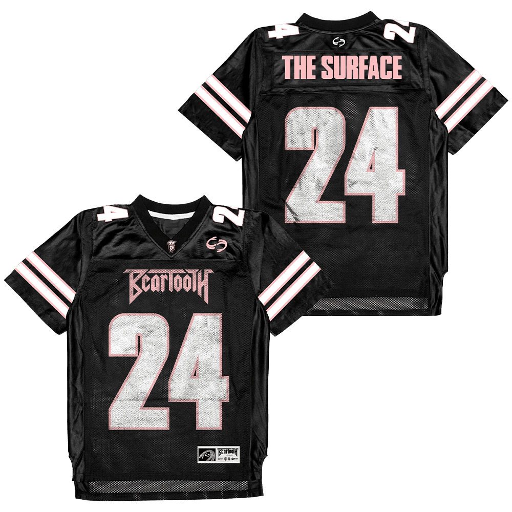 Beartooth Merch Beartooth The Surface Football Jersey Good Father's Day Presents -WearandDecor