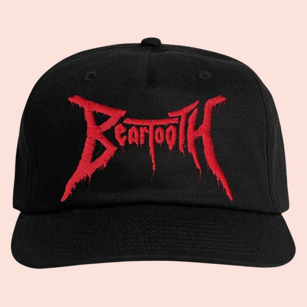 Beartooth Red Logo Hat Beyond Human Merch Metalcore Band Cap Gift For Daughter