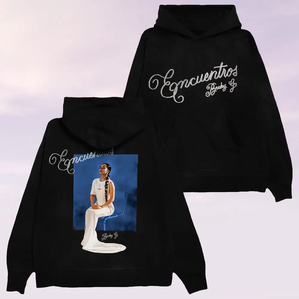 Becky G Merch Encuentros Vintage Hoodie Cool Clothes Clothes Gifts For Music Enthusiasts