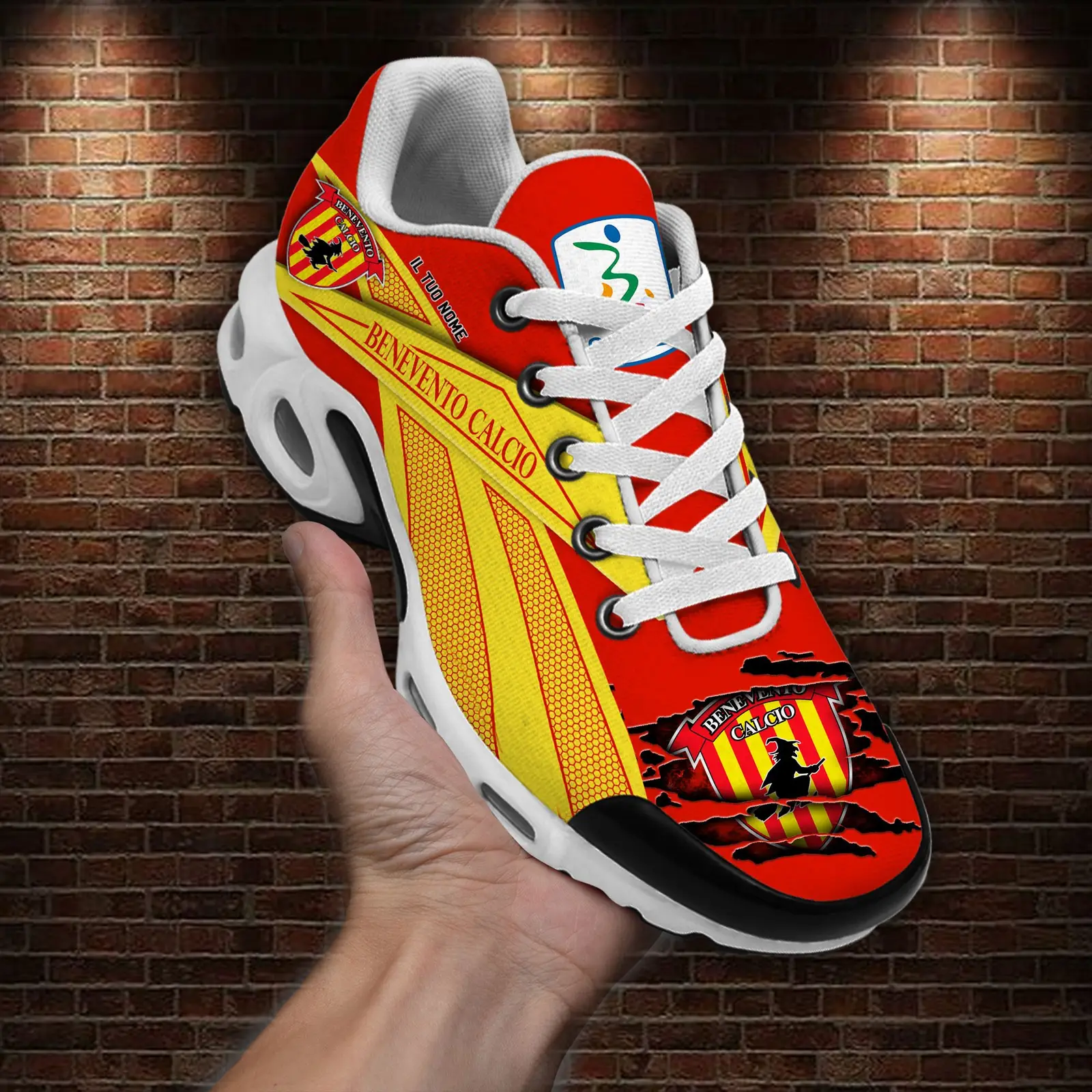 Benevento Calcio Air Max Plus Shoes Sneakers For Men And Women Benevento Calcio Air Max Plus Shoes Sneakers For Men And Women - Image 1