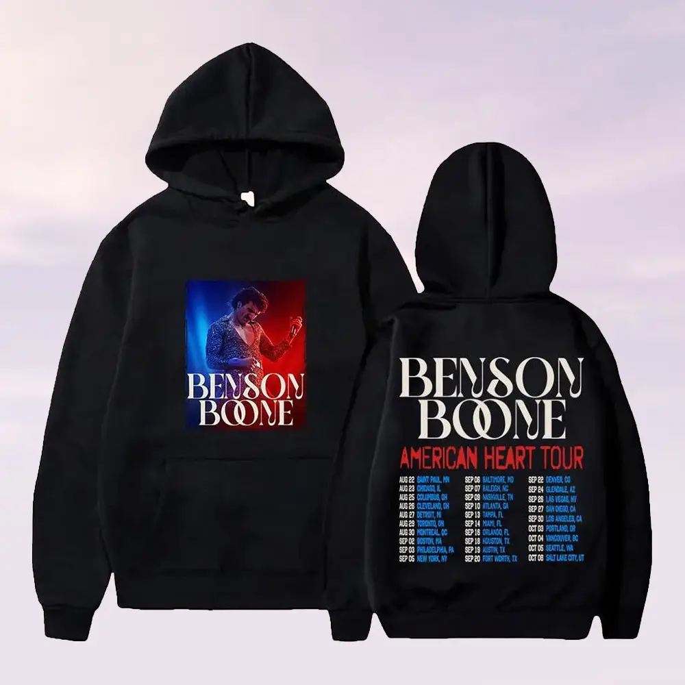 Benson Boone Merch Hoodie 2025 American Heart Tour Clothes Music Gift Ideas For Guys