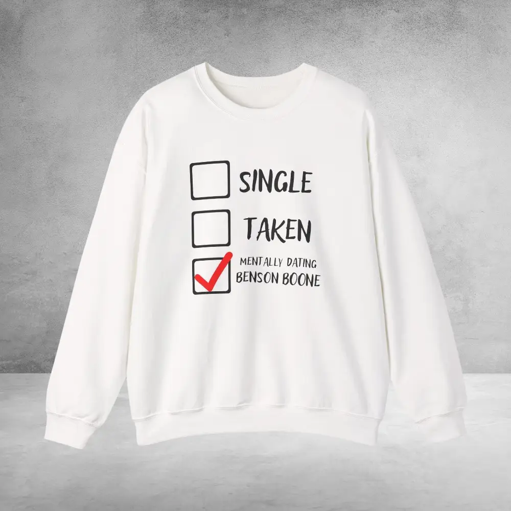 Benson Boone Merch Sweatshirt Best Mentally Dating Merch Top Present For Fans