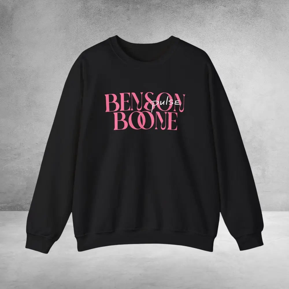 Benson Boone Merch Sweatshirt Pulse Benson Boone Gift Ideas For Supporters