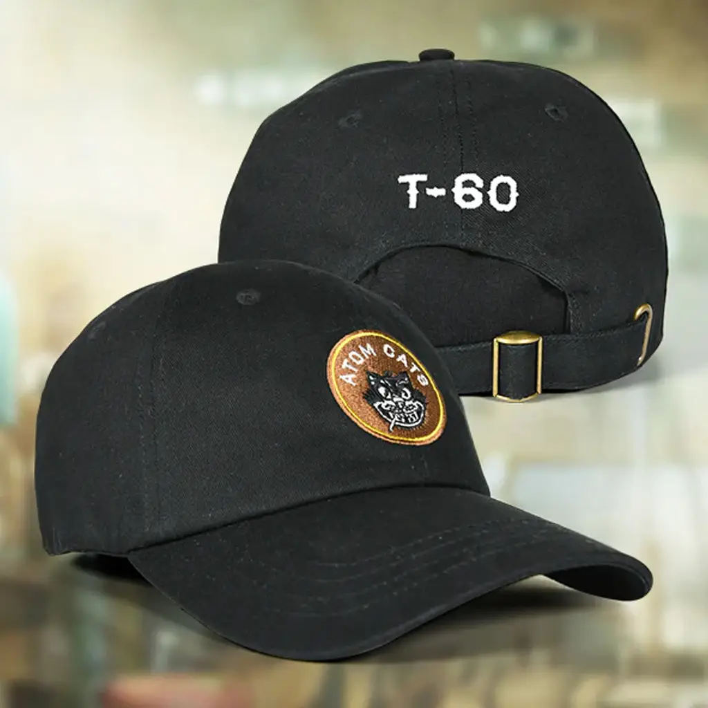 Bethesda Merch Fallout Atom Cats Embroidered Hat Presents For Dad -WearandDecor