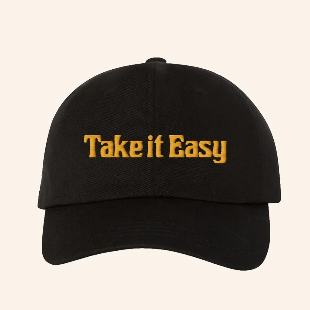 Beyond Human Merch Embroidered Take It Easy Hat Christmas Ideas For Boyfriend