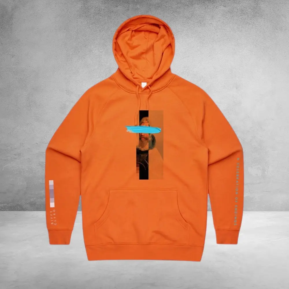 Biffy Clyro Hoodie Orange A Celebration Of Endings Bright Clothing For Fans