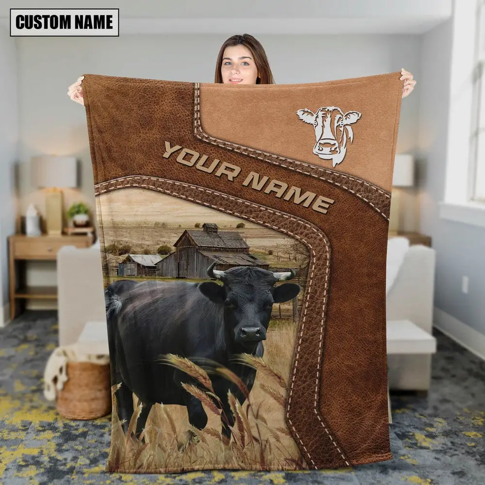 Big Custom Name Dexter Blanket Farm Animal Blanket Presents For Farmers