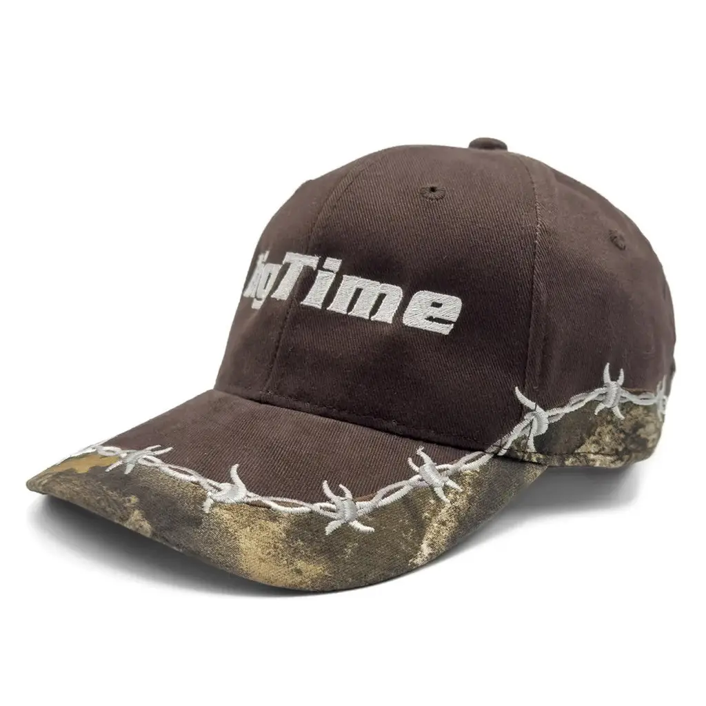 BigTime Merch Bigtime Barbwire Embroidered Camo Hat Christmas Gifts For Husband -WearandDecor