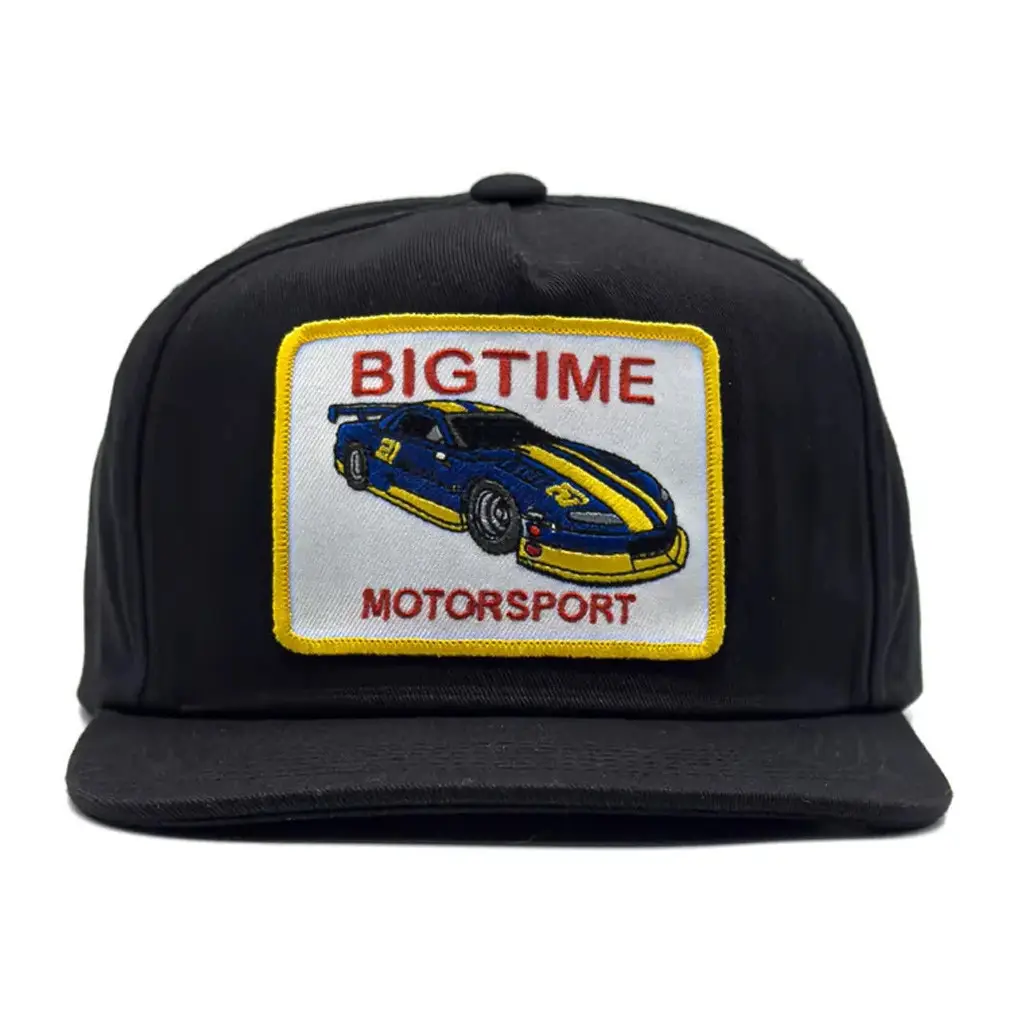 BigTime Merch Motorsport Embroidered Snapback Hat Christmas Present For Son -WearandDecor