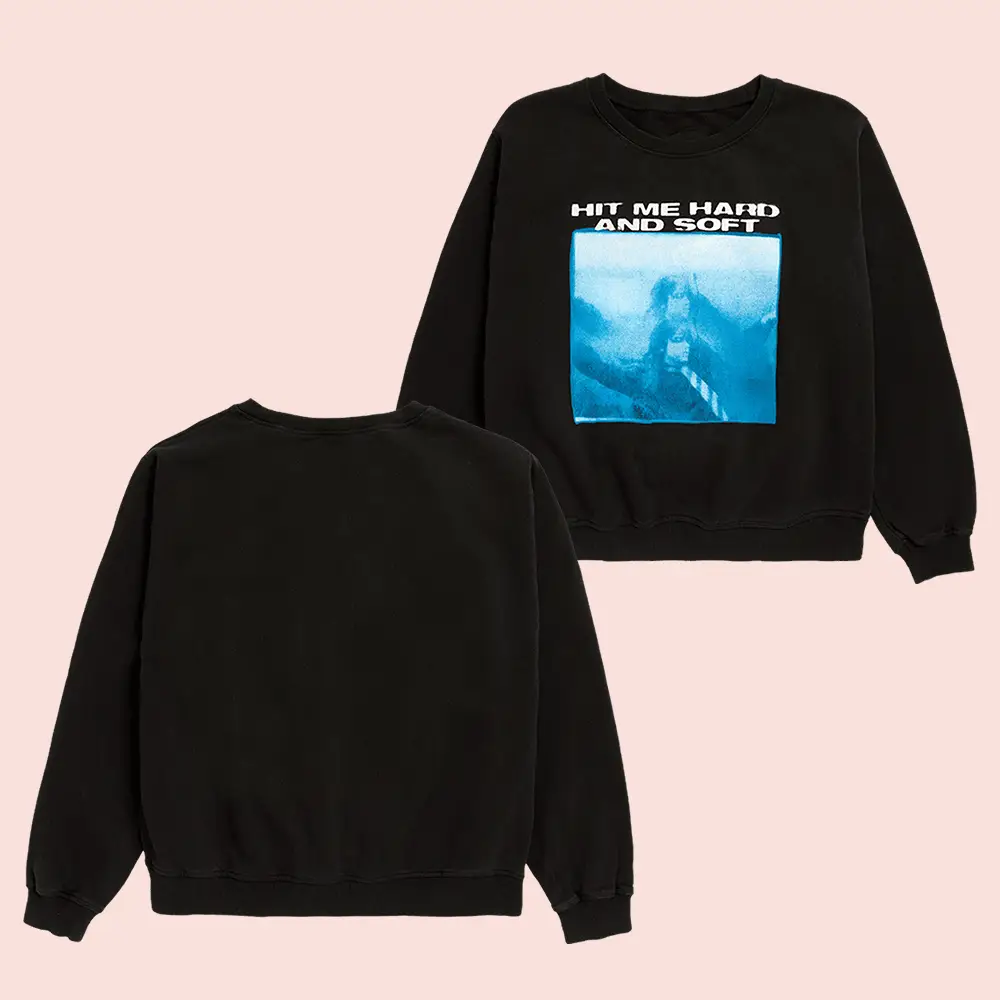 Billie Eilish Merch Hit Me Hard And Soft Sweatshirt Music Lovers Gift Ideas Billie Eilish Merch Hit Me Hard And Soft Sweatshirt Music Lovers Gift Ideas - Image 1