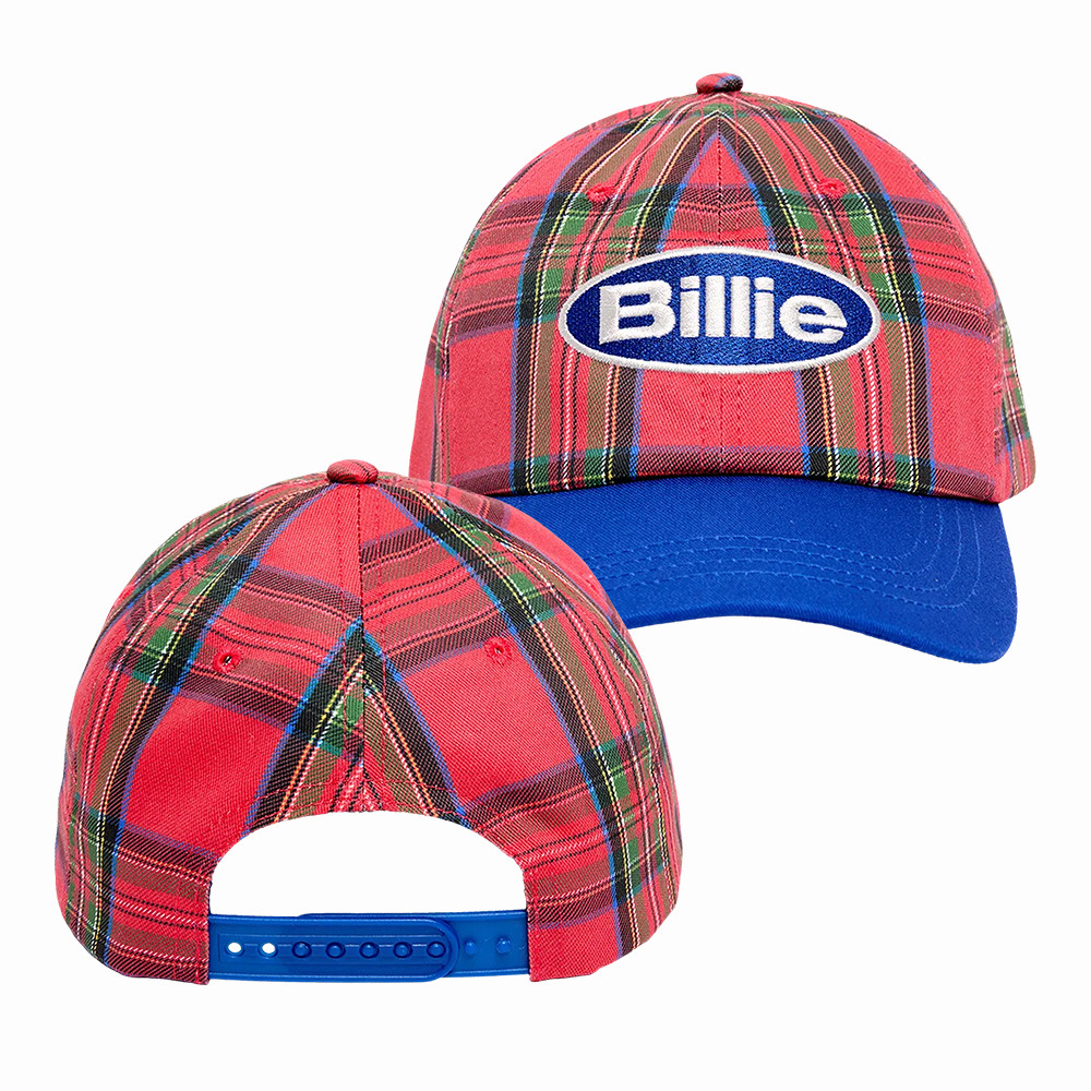 Billie Tartan Plaid Hat Pop Music Billie Eilish Baseball Cap Present Idea For Huge Fans Billie Tartan Plaid Hat Pop Music Billie Eilish Baseball Cap Present Idea For Huge Fans - Image 1