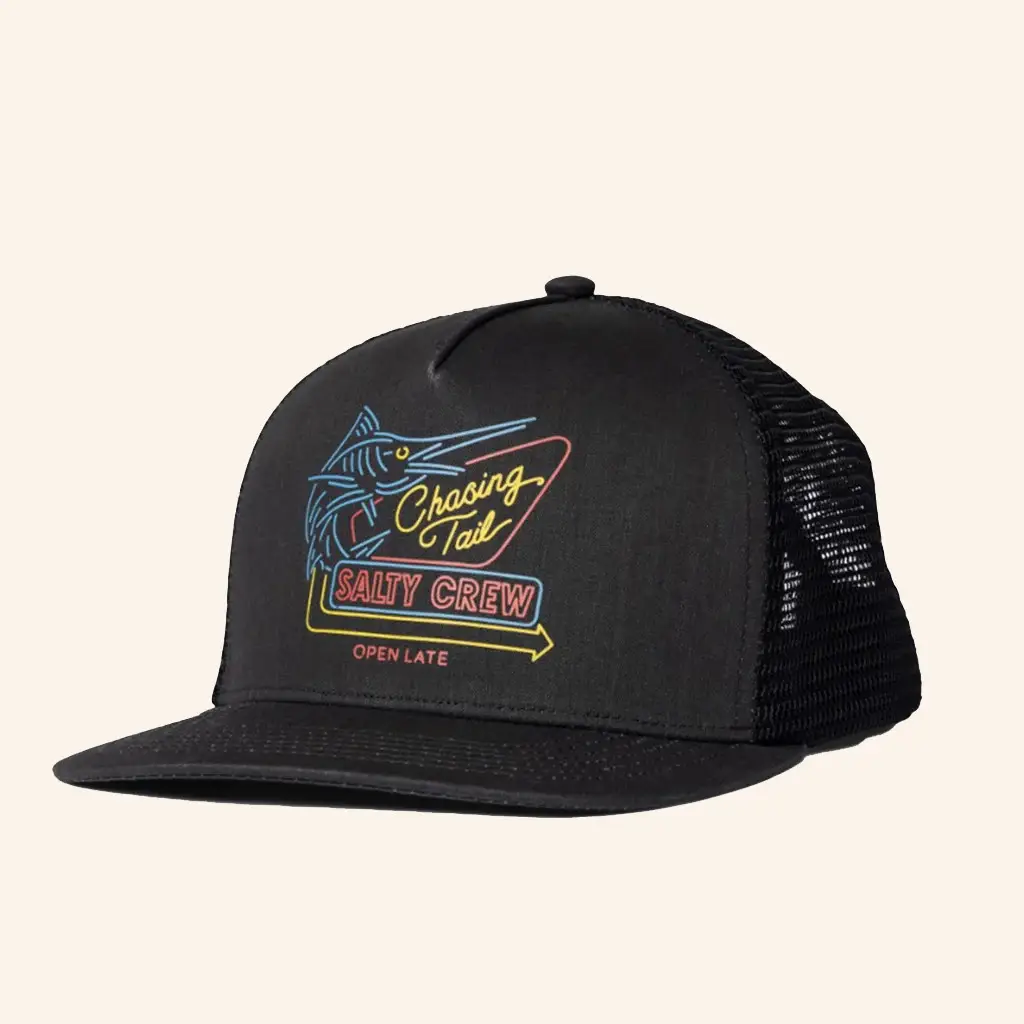 Billion Creation Merch Salty Crew Good Times Foamie Trucker Snapback Hat Black Gift For Dad -WearandDecor