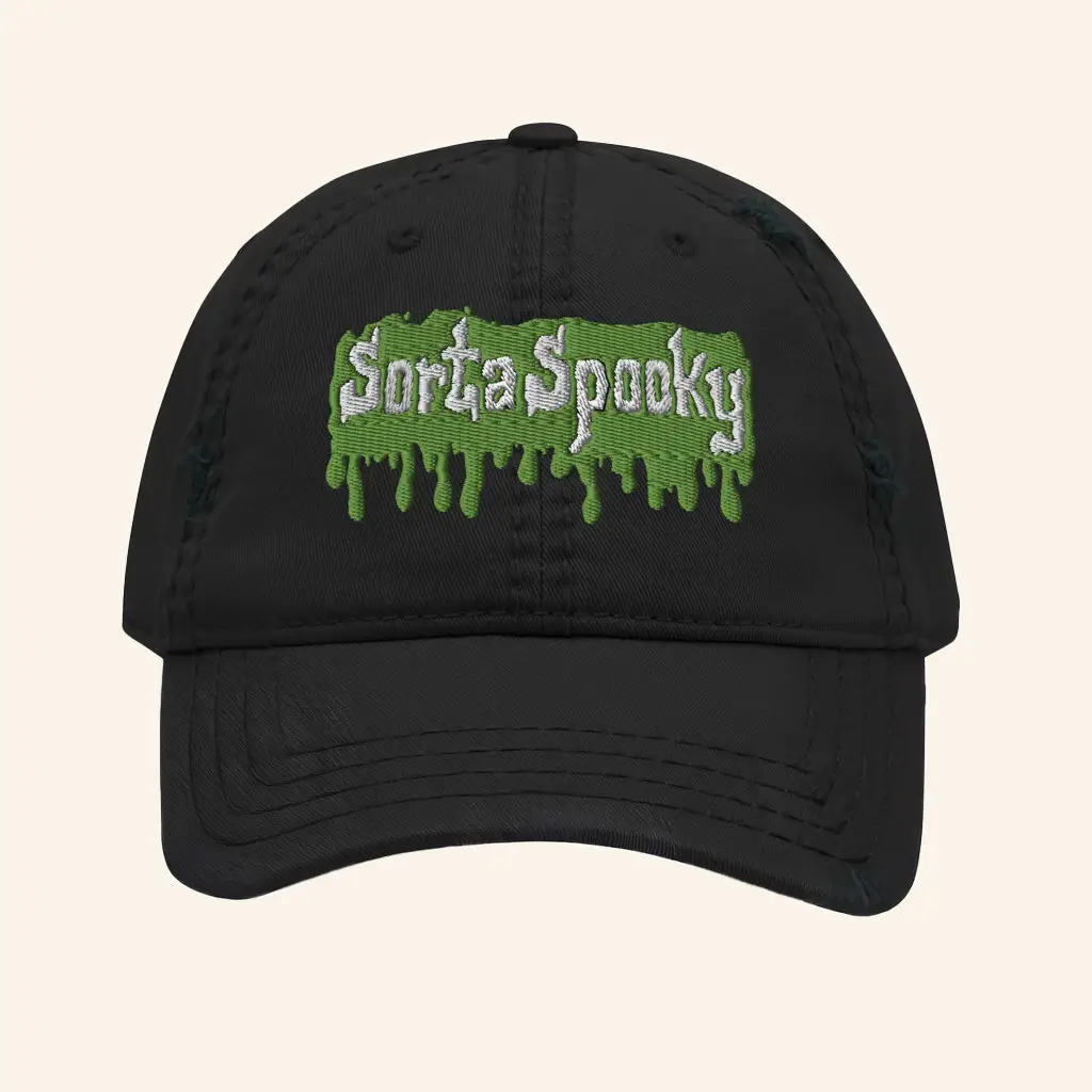 Billy Ends The World Merch Sorta Grim 90’S Chills And Thrills Embroidered Hat Gifts For Dad -WearandDecor