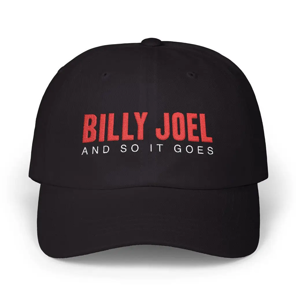 Billy Joel Merch New Billy Joel And So It Goes Title Hat Best Gifts For Dad -WearandDecor Billy Joel Merch New Billy Joel And So It Goes Title Hat Best Gifts For Dad -WearandDecor - Image 1