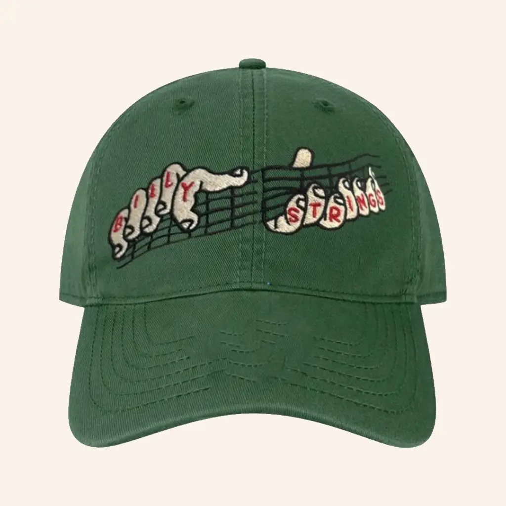 Billy Strings Merch Fingers Embroidered Hat Christmas Gifts For Music Lovers -WearandDecor