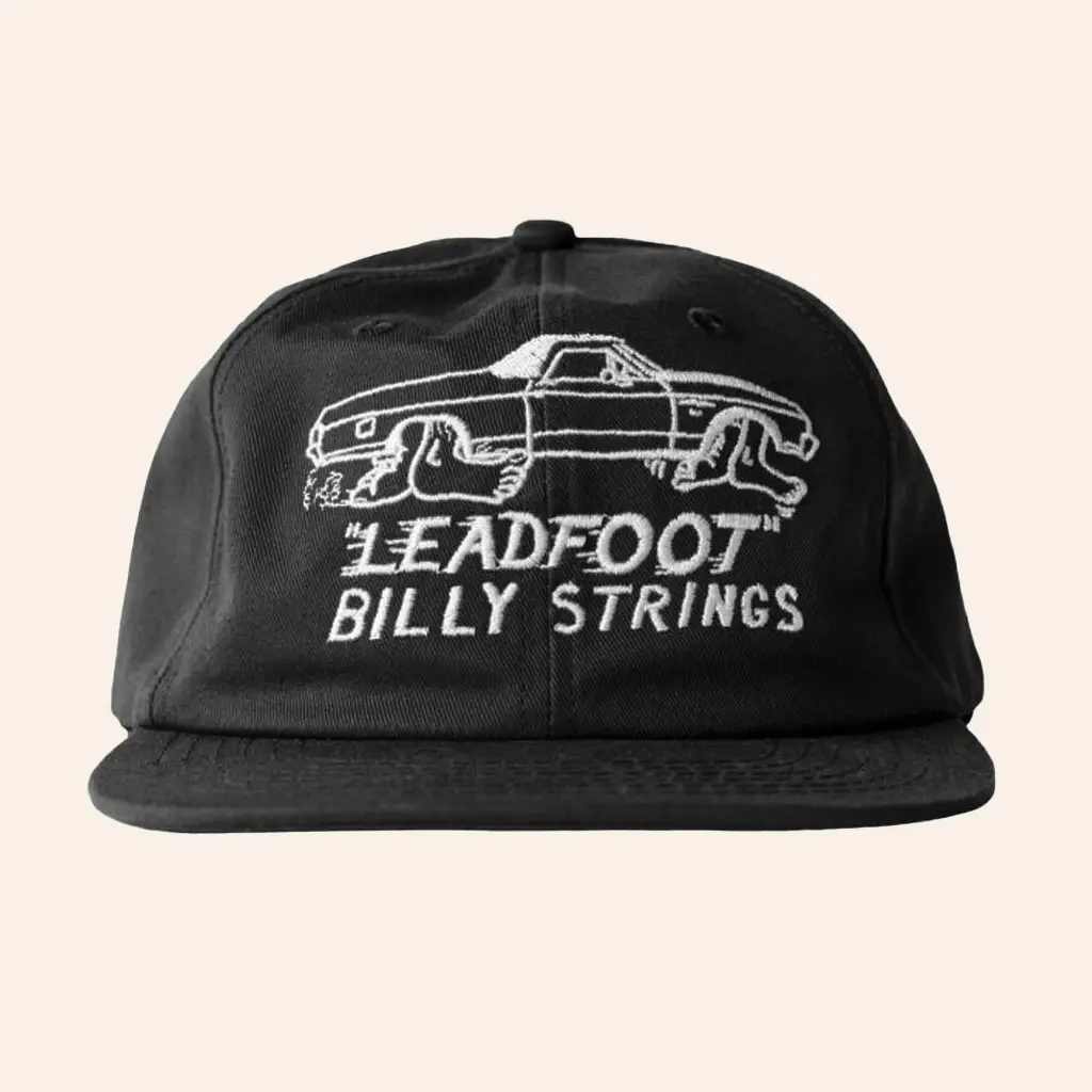 Billy Strings Merch Green Leadfoot Snapback Hat Embroidered Gifts For Boyfriend -WearandDecor