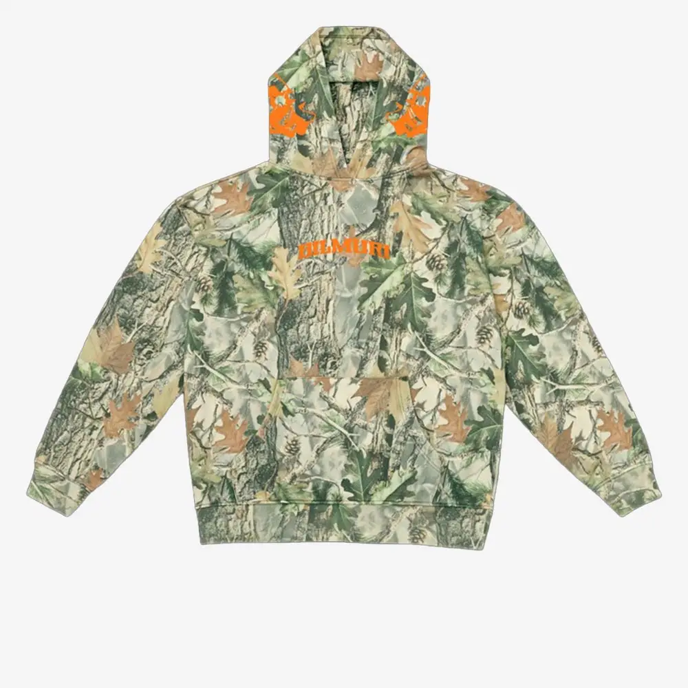 Bilmuri Merch Two Hogs Camo Hoodie American Motor Sports Hooded Sweatshirt Gift For Him