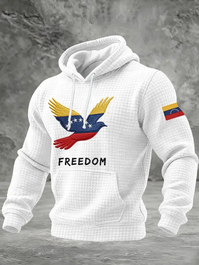 Bird Freedom Veezuela Hoodie Venezuela Maduro Capture Merch Freedom Apparel Bird Freedom Veezuela Hoodie Venezuela Maduro Capture Merch Freedom Apparel - Image 1
