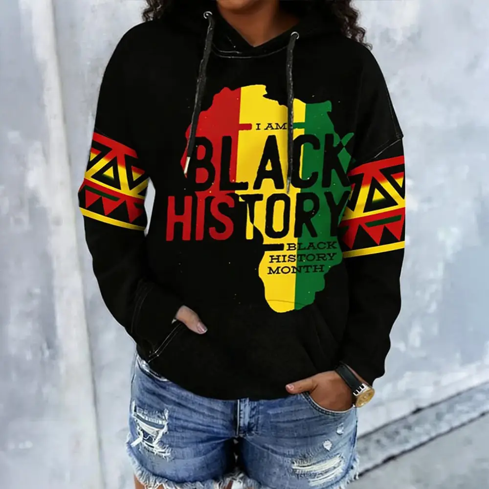 Black History Month Hoodie Black History Month Hooded Sweatshirt African Pirde Gift