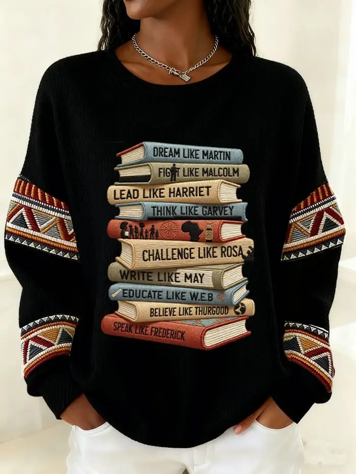 Black History Month Merch African American Woman Sweatshirt Melanin Pride Gift Mom