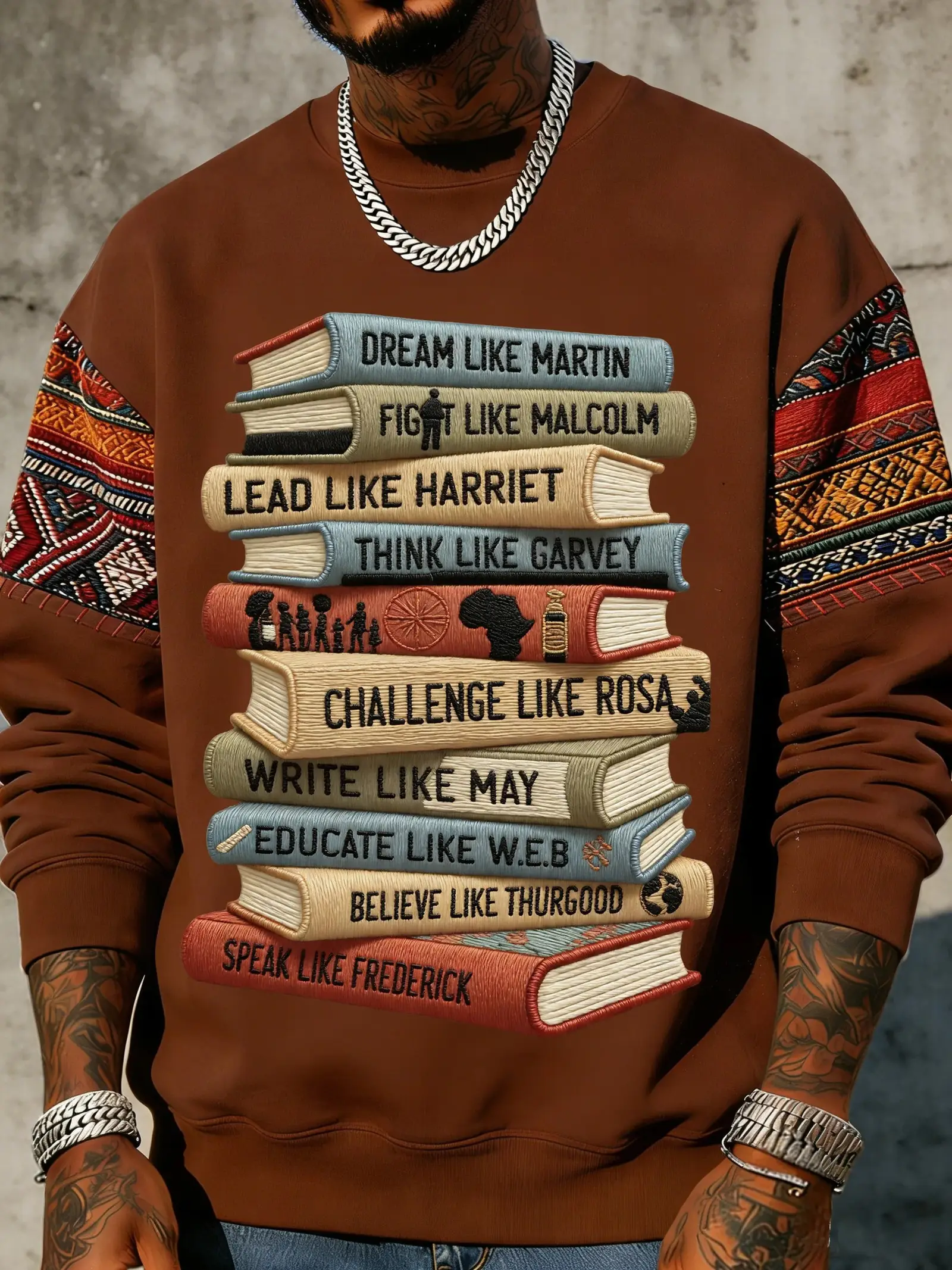 Black History Month Merch Martin Malcolm Harriet Sweatshirt Best Gifts For Dad