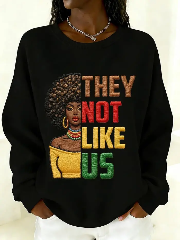 Black History Month Merch They Not Like Us Sweatshirt African American Pride Gift