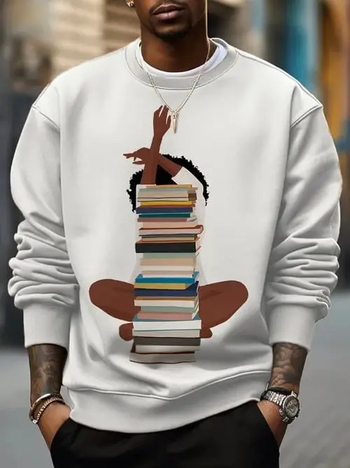 Black History Month Sweatshirt Book Lover Clothing Best Gift Ideas For Brother