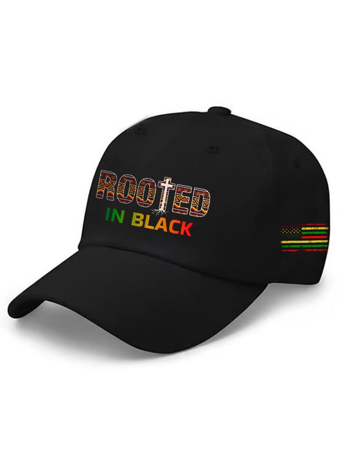 Black History Rooted In Black Baseball Cap History Of Juneteenth Hat Freedom Day Gift Black History Rooted In Black Baseball Cap History Of Juneteenth Hat Freedom Day Gift - Image 1