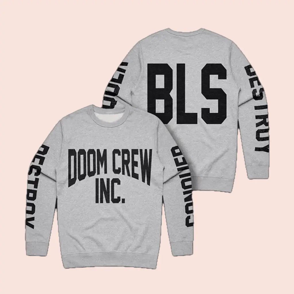 Black Label Society Merch Doom Crew Crewneck Best Fan Merch Outfits Gifts For Rock Lovers