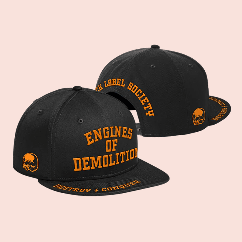 Black Label Society Merch Engines Of Demolition Snapback Hat Unique Gift