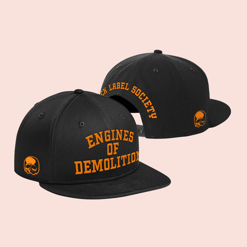 Black Label Society Merch Engines Of Demolition Snapback Hat Unique Gifts For Dude