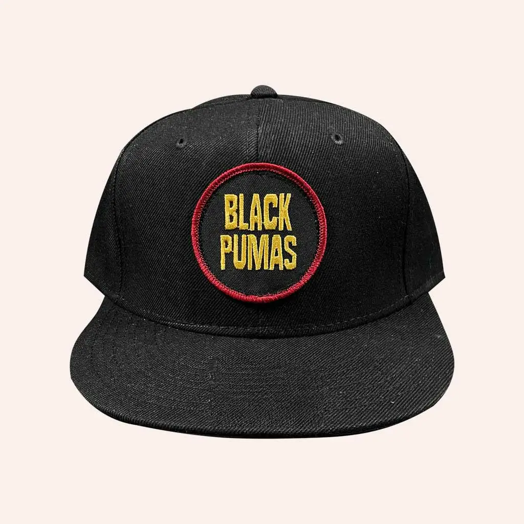 Black Pumas Merch Chronicles Of A Diamond Embroidered Snapback Hat Gifts For Music Lovers -WearandDecor