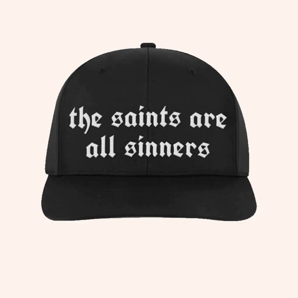 Black Veil Brides Merch The Saints Are All Sinners Hat Embroidered Music Related Gifts For Guys -WearandDecor