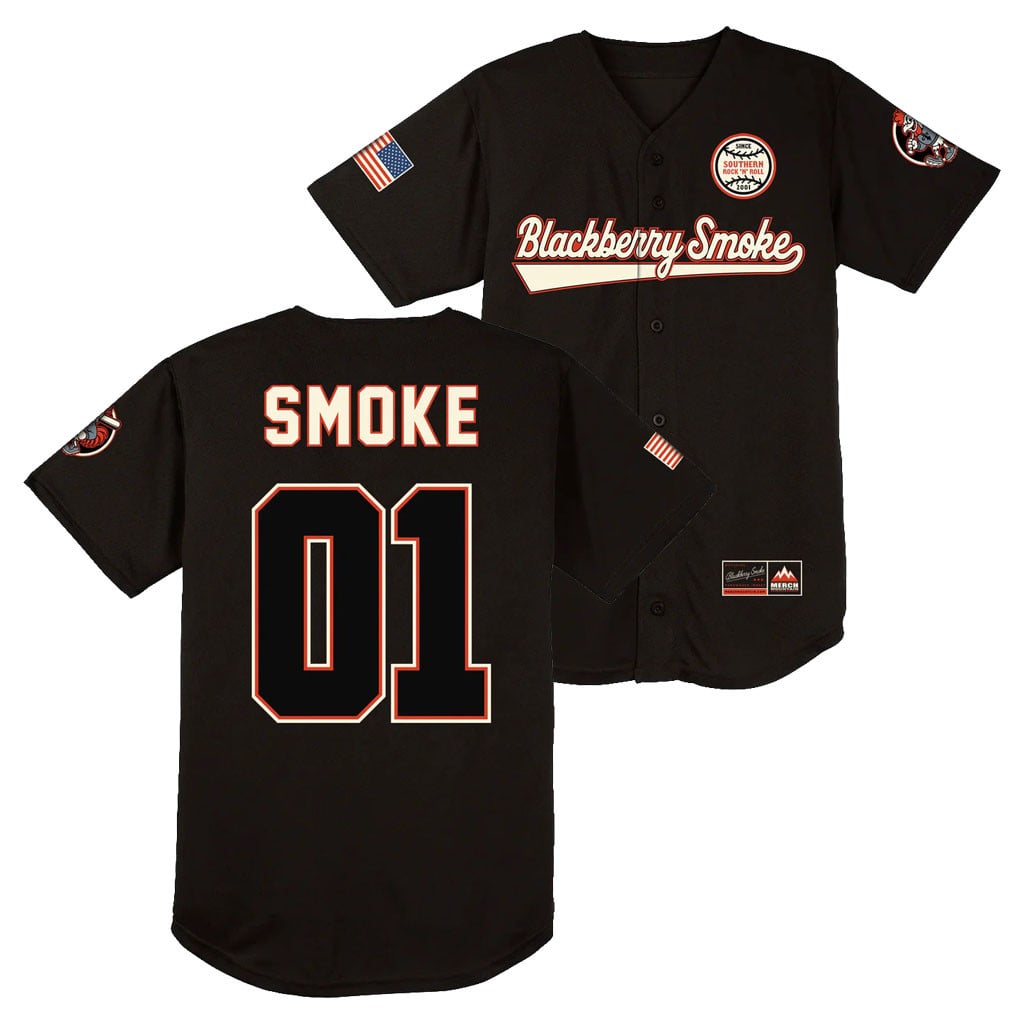 Blackberry Smoke Merch 2026 Blackberry Smoke Baseball Jersey Gifts For Rock Fan