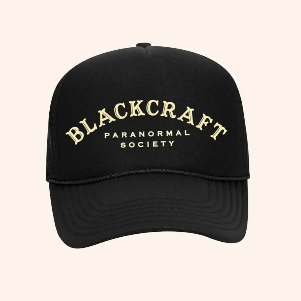 Blackcraft Cult Merch Paranormal Society Trucker Hat Birthday Presents For Boyfriend -WearandDecor